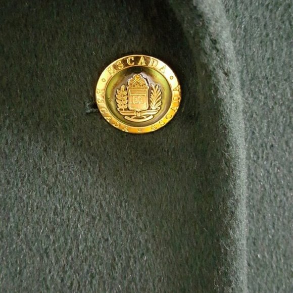 Escada Classic Coat Made In Germany - Picture 5 of 5